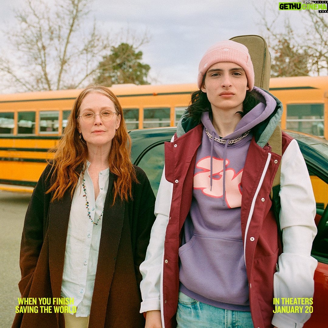 Finn Wolfhard Instagram - FRIDAY @whenyoufinishsavingtheworld with the queen @juliannemoore