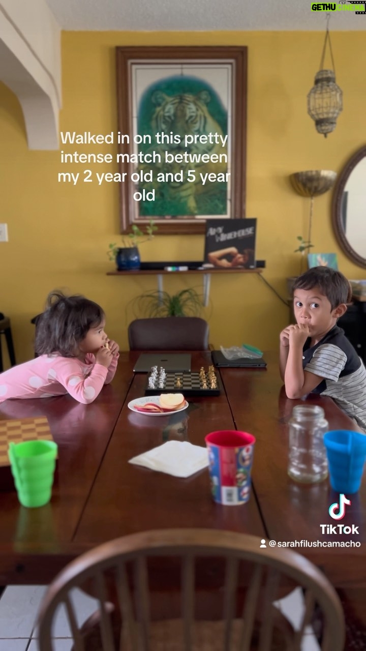 Frank Camacho Instagram - If you think they aren’t watching or paying attention… you better think twice😳😅 #thecranks #babycranks #chess #chessplayers #guam #yonarulz Yona Rulz