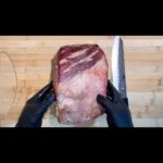 Frank Camacho Instagram - Smoked prime rib roast, lovin’ my new Pripåra Japanese style “kiritsuke” knife from @bladesbycrank, thanks @frankthecrank!! #carnivore #keto #knives #primerib