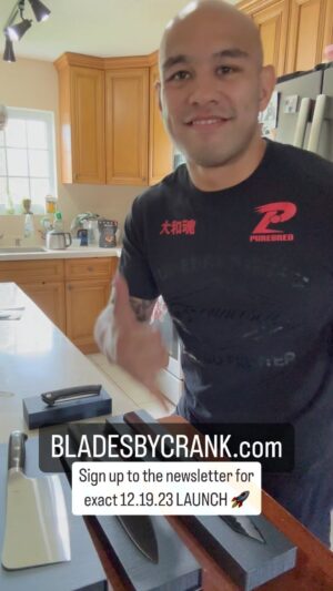 Frank Camacho Instagram - 🎄✨ The wait is almost over! Our special Christmas knife launch is happening tomorrow on bladesbycrank.com. Don’t miss out! For the exact launch time and details, sign up now to our email list. 📧🔪 #BladesByCrank #christmaslaunch #SHINARP