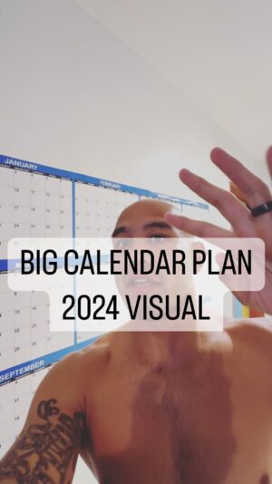 Frank Camacho Instagram - Trying out this BIG ASS CALENDAR! Gonna start filling this bad boy up w/ a plan of attack! #2024 #CRANKITUP