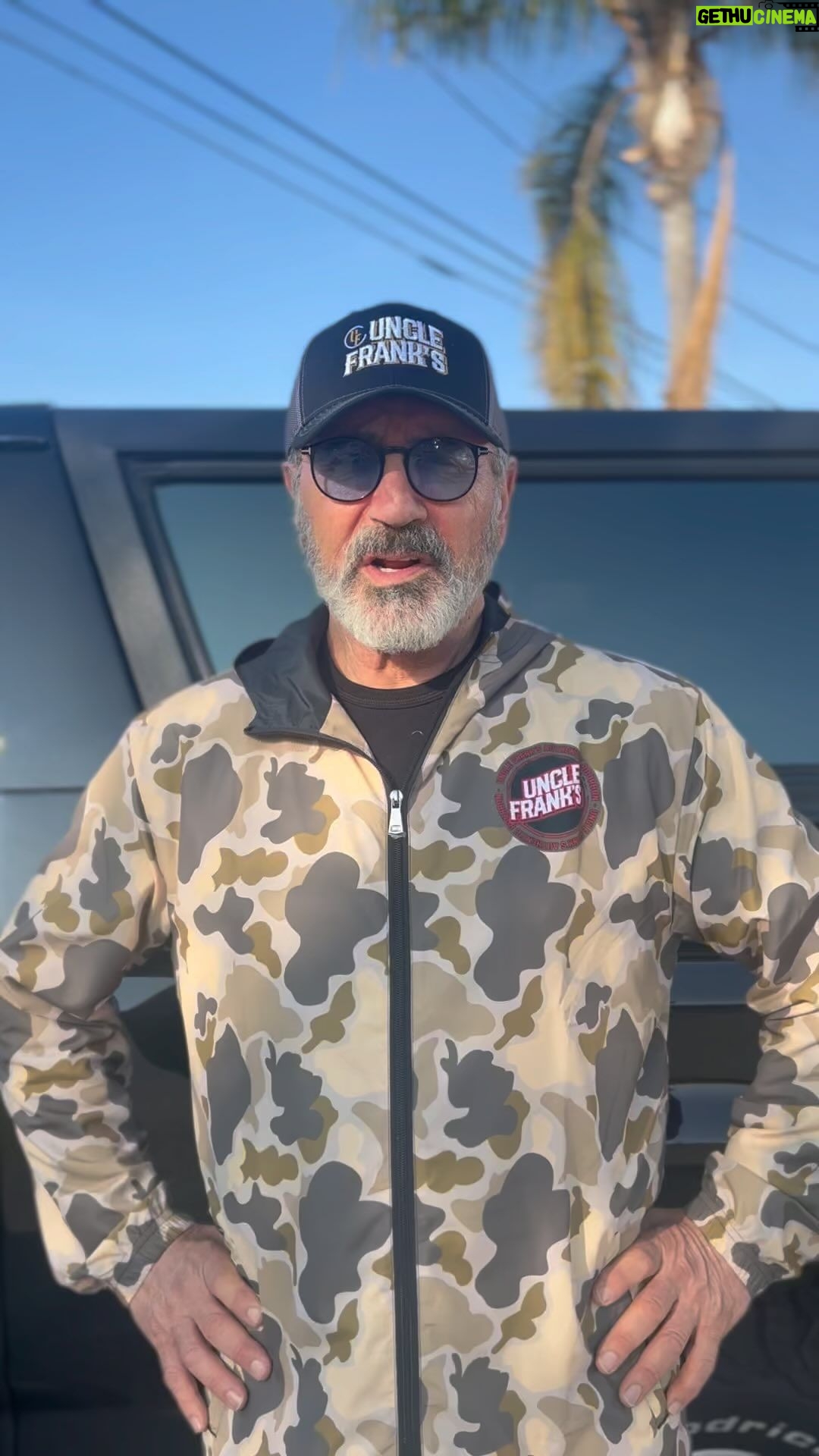 Frank Stallone Jr. - 2K Likes - I'm so today Uncle Frank's Bourbon launches today you can pre order yours now. Also I'm so proud of clothing line this windbreaker is so light and comfortable and comes in all sizes along with the hat we are on our way. All products made in the USA 🇺🇸. Order today www.unclefranksbourbon.com