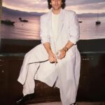 Frank Stallone Jr. Instagram - Wow can I get more 80's than that? Cigarette, Gin and Tonic, trench coat and big hair. 👍👍