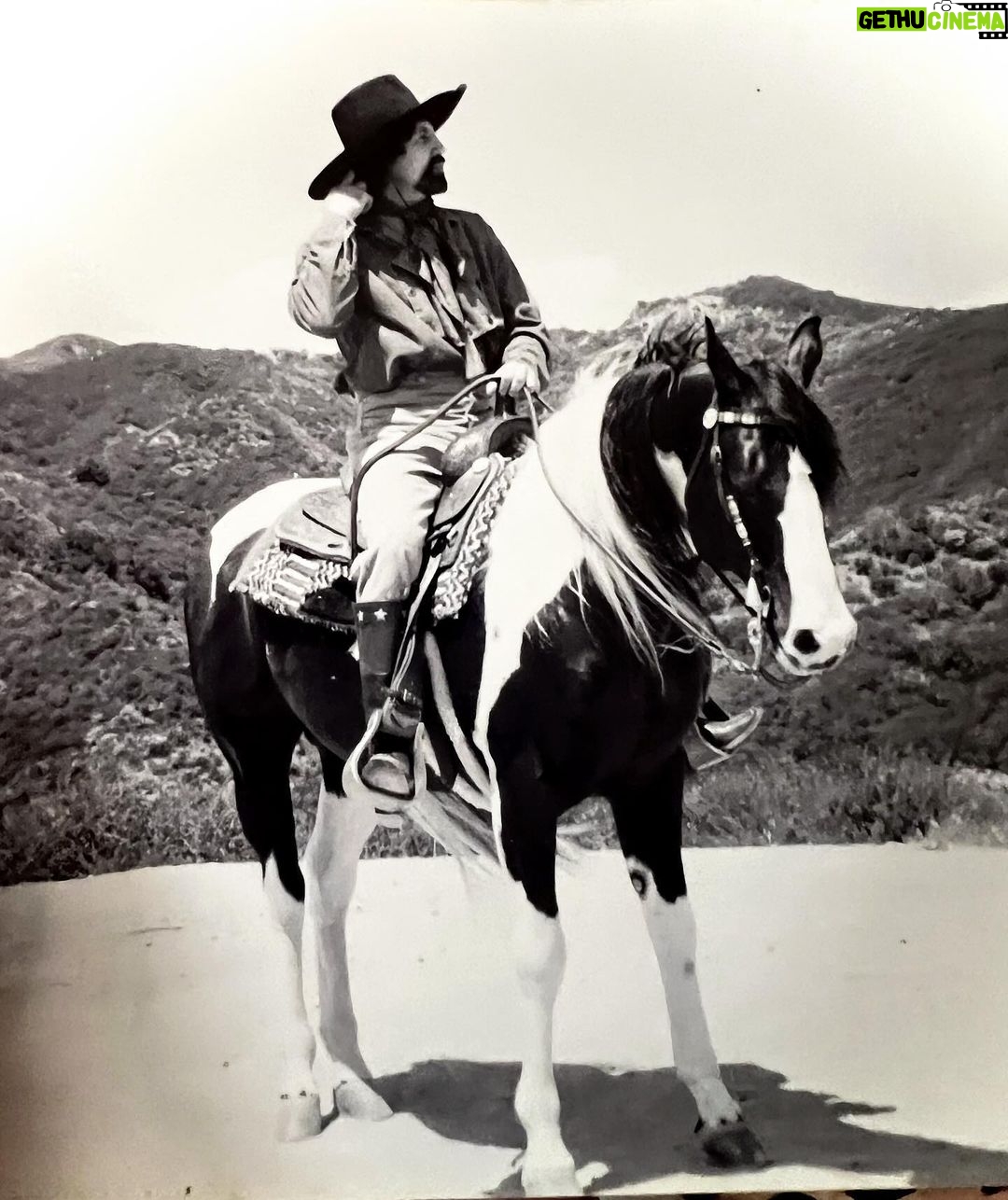Frank Stallone Jr. Instagram - On a beautiful stud paint in the Santa Monica mountains . It was a glorious day. #stallion #painthorse #santamonicamountains