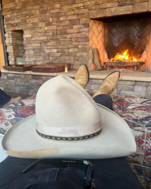 Frank Stallone Jr. Instagram - At the end of the day nothing says America lying back on comfortable couch with feet up with your boots on and your trusty Stetson in front of a fire place.