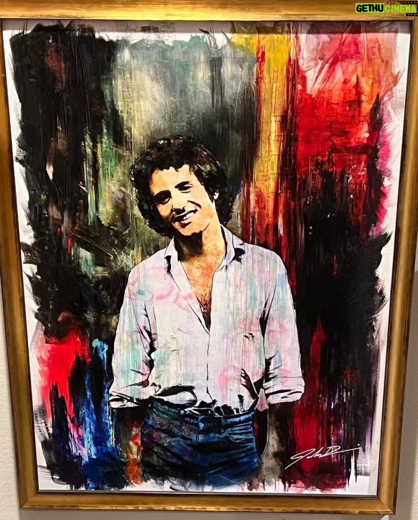 Frank Stallone Jr. Instagram - Another brilliant painting by the great John Rivoli, it was presented to me , I was very moved for this is one of my favorite moments of my life in this moment in time I felt very free and pure. Thank you John for your artistry and insight. @john_rivoli #yardleypa #peace #content #pure #love #insight