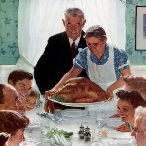 Frank Stallone Jr. Instagram - Blessings to everyone around the world on this special day, when we show thanks and gratitude. A time to share laughs and connect with our friends and family and to show gratitude to what we have no matter  rich or poor or in between.  Love and gratitude is free. I love you all.  #thanksgiving #gratitude🙏 #saturdayeveningpost #normanrockwell #familytime #jesus