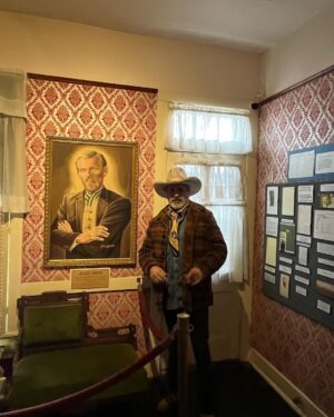 Frank Stallone Jr. Instagram - Some photos of me visiting the house of the famous outlaw Jesse James, the home that he was killed in by the coward Bob Ford. Who  killed by a man named Ed O'Kelley on June 8, 1892, Edward O'Kelley entered Ford's tent saloon with a shotgun. According to witnesses, Ford's back was turned. O'Kelley said, "Hello, Bob." As Ford turned to see who it was, O'Kelley fired both barrels, killing Ford instantly.
