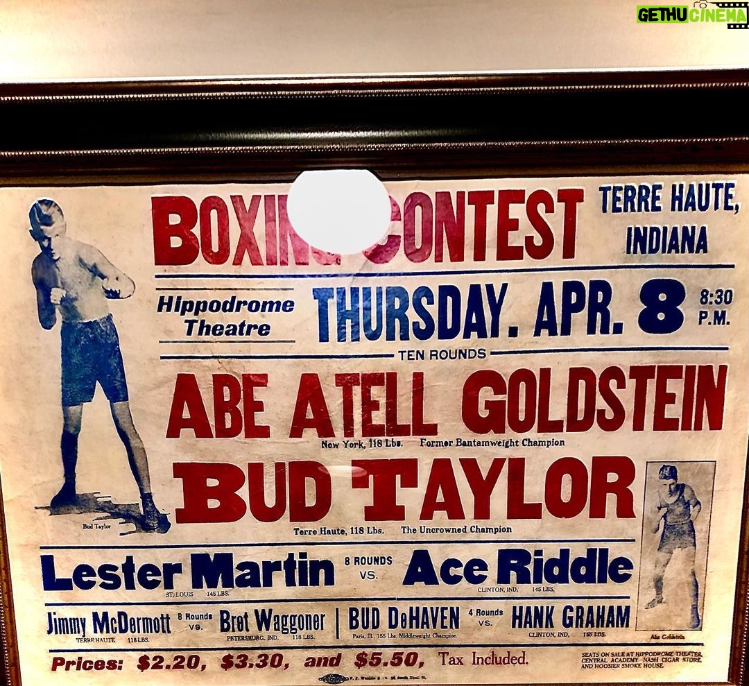Frank Stallone Jr. Instagram - This is an extremely rare poster of Charles Bud Taylor vs Abe Goldstein circa 1927. Taylor is considered one of the great Bantamweights of all time,unfortunately two fighters died at his hands Frankie, Jerome and Clever Sencio . Bud had to 164 professional fights, he was called the Blonde Terror of Terre Haute,Indiana. After he retired he owned a very popular nightclub in Los Angeles where he died in 1962 at 58 yrs old.