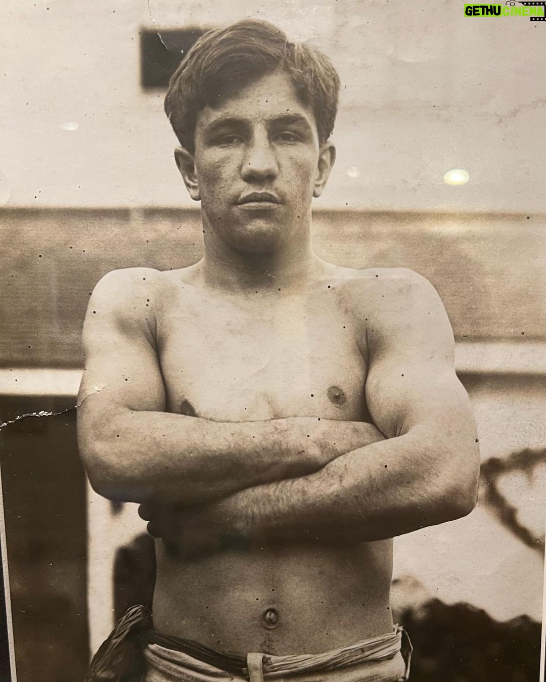 Frank Stallone Jr. - 1K Likes - One of my favorite fighters Ad Wolgast, who was lightweight champion from 1910 to 1912. Was in what is considered the most brutal fight in boxing history a schedule 45 round fight against great lightweight champion Battling Nelson Wolgast stopped Nelson in the 40th round, I have the largest and best collection of Ad Wolgast in the world, this is just a tiny portion of it. I love the heart and soul of this man who at one time was the richest athlete in the country , I have his bank statement and died penniless and blind in a California mental inside institution at Camarillo in 1955 as you can see I have his wallet, with his handkerchief, the other picture is Wolgast with Bantamweight champion Johnny Coulon and the other with friends and the last is of the 5’ 4” man staring down. #adwolgast #battlingnelson #camarillo #california #cadillacmi #boxing @unclefranksbourbon
