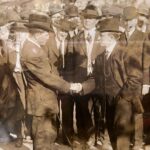 Frank Stallone Jr. Instagram - One of my favorite fighters Ad Wolgast, who was lightweight champion from 1910 to 1912. Was in what is considered the most brutal fight in boxing history a schedule 45 round fight against great lightweight champion Battling Nelson Wolgast stopped Nelson in the 40th round, I have the largest and best collection of Ad Wolgast in the world, this is just a tiny portion of it. I love the heart and soul of this man who at one time was the richest athlete in the country , I have his bank statement and died penniless and blind in a California mental inside institution at Camarillo in 1955 as you can see I have his wallet, with his handkerchief, the other picture is Wolgast with Bantamweight champion Johnny Coulon and the other with friends and the last is of the 5’ 4” man staring down. #adwolgast #battlingnelson #camarillo #california #cadillacmi #boxing @unclefranksbourbon