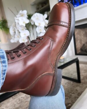 Frank Stallone Jr. Instagram - My World War 2 combat boots, imagine marching through Europe in sleet and snow wearing leather boots with wool sock. Real men. #combatboots #worldwar2 combatboots