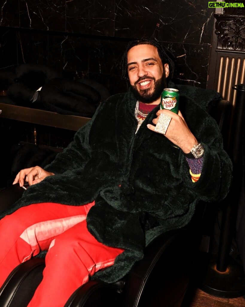 French Montana Instagram - NICE AND COMFORTABLE 🌊 #canadadry #bigcomfy