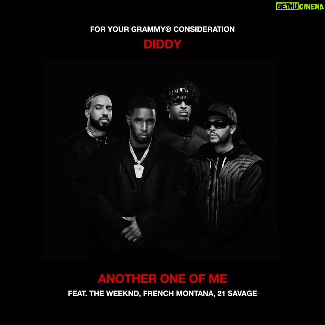 French Montana Instagram - For your Grammy®️ consideration! ✊🏼 @recordingacademy @diddy @theweeknd @21savage