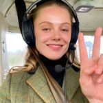 Frida Gustavsson Instagram - five months with countless covidtests later and thats a wrap for this year! goodbye ireland you absolute beauty :~) ✈️ 💙 Up in the Sky (: