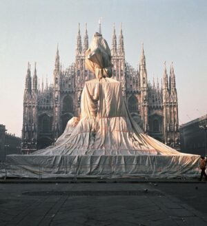 Frida Gustavsson Instagram - Wrapped Monument to Vittorio Emanuele II by Jean-Claude and Christo (1970)