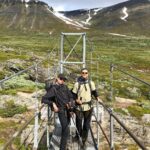 Frida Gustavsson Instagram - det stora äventyret :~) Stora Sjöfallet National Park