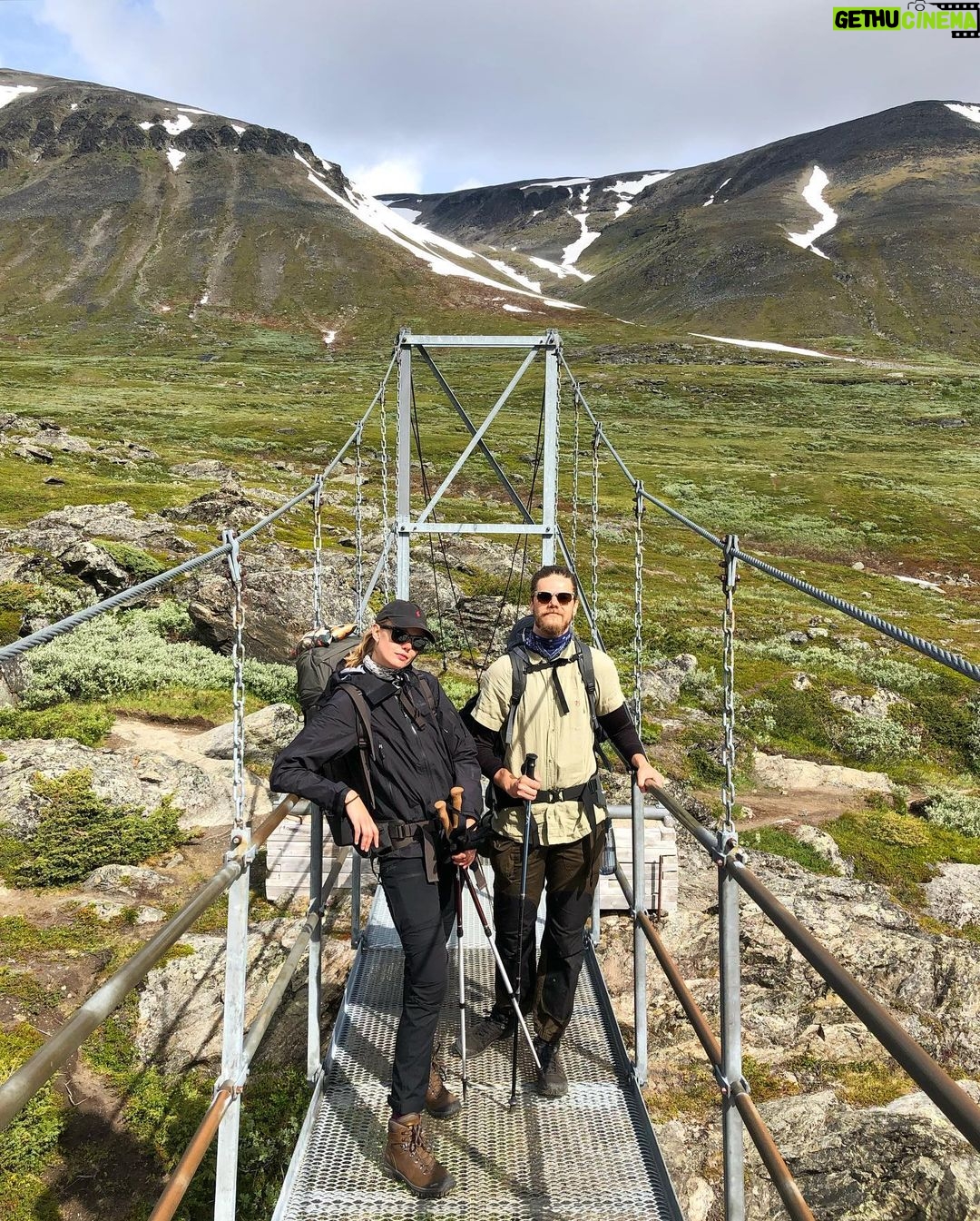 Frida Gustavsson Instagram - det stora äventyret :~) Stora Sjöfallet National Park