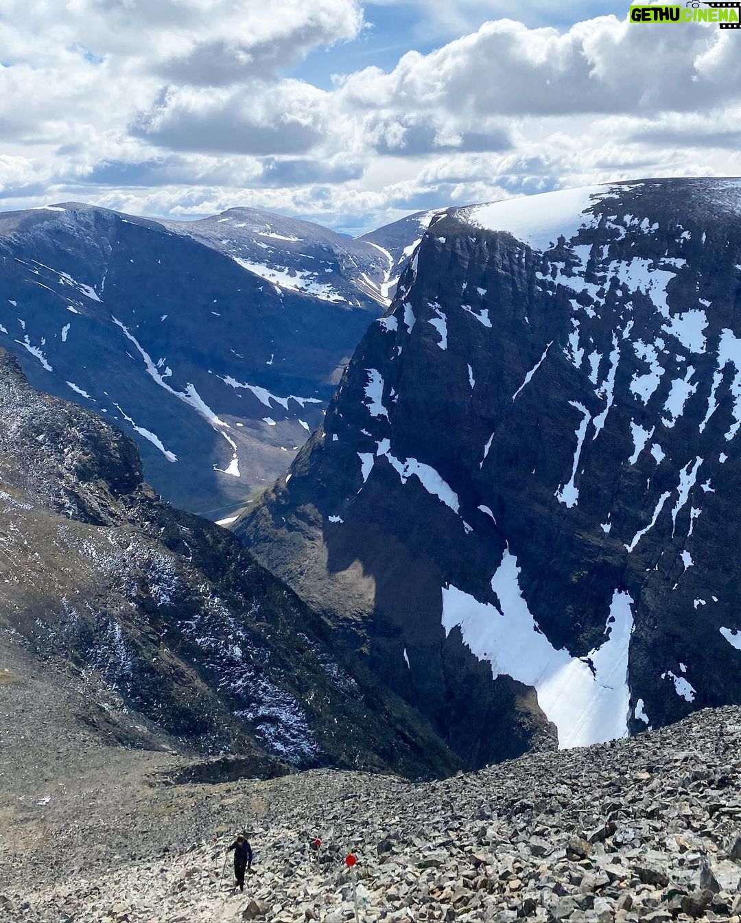 Frida Gustavsson Instagram - det stora äventyret :~) Stora Sjöfallet National Park