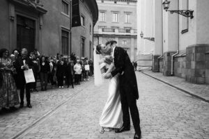 Frida Gustavsson Instagram - "I knelt down and proposed once again, properly, just to be sure she’d still be mine:” Read through the link in our bio the love story that culminates on The Vikings: Valhalla star Frida Gustavsson and her partner Marcel Engdahl's quintessentially Swedish nuptials.

Photos by @pierre_bjork