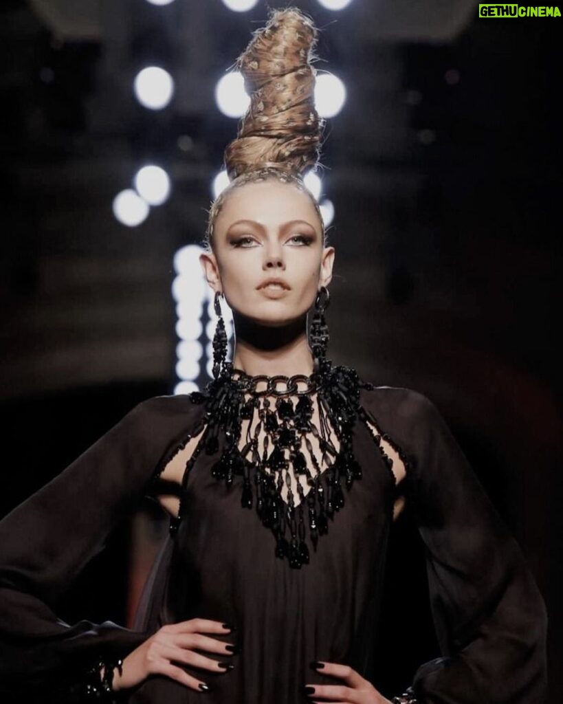 Frida Gustavsson Instagram - I will never forget last night. Thank you Jean-Paul, Tanel and all the team at Gaultier for creating a testament to the magic of fashion. From the first time I had the honor to be a part of your show, over 10 years ago, to last night you have taught me the true transformative power of fashion. You saw sides and qualities in me that no one, not even me, could see and for that I am forever grateful. To have been a part of your universe has been one of the biggest highlight of my career and something I’m immensly proud of. See you soon and love always ❤️ @jpgaultierofficial @tanelbedrossiantz