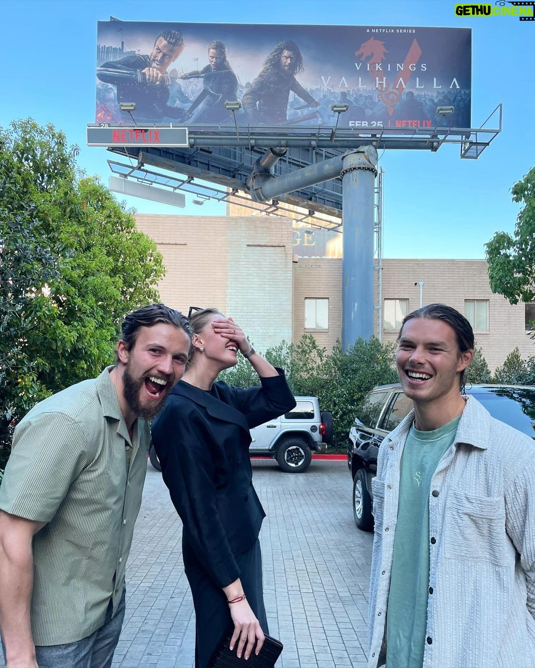 Frida Gustavsson Instagram - the release of @netflixvalhalla is now less than a week away and I just wanted to say how incredibly excited and honored I am so be a part of this journey. in my wildest dreams I could not have imagined better people to work alongside, both in front and behind the camera. nothing but love to you all but especially to Jeb Stuart and to my partners @samcorlett and @leo.suter - I love you both and I cant wait for the world to see the magic you have brought to Leif and Harald. I hope you tune in on Feb 25th on @netflix - nothing would make me happier! ✨ ps. sometimes dreams do come true in the most wonderful and unexpected of ways. enjoy the ride 💕