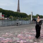 Frida Gustavsson Instagram - @chanelofficial 🖤 thank you chanel for a magical experience we will never forget - from the incredible show staged by the seine to seeing your master artisans creating the couture in the ateliers the days before. forever the epitome of parisian chic - merci et bisous 💄 by superstar @philippverheyen
