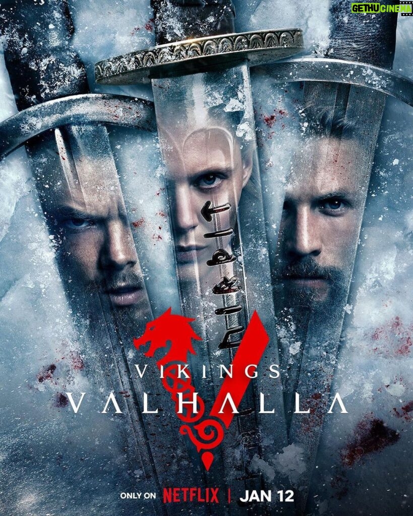 Frida Gustavsson Instagram - The day has come - Season Two of Vikings: Valhalla is finally here. It has been such a wild ride and I have so much love, gratitude and respect for everyone who has put their hard work into this. Valhalla family forever ❤️ Have you started watching it yet??? 😍 @netflixvalhalla #vikingsvalhalla