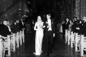 Frida Gustavsson Instagram - "I knelt down and proposed once again, properly, just to be sure she’d still be mine:” Read through the link in our bio the love story that culminates on The Vikings: Valhalla star Frida Gustavsson and her partner Marcel Engdahl's quintessentially Swedish nuptials.

Photos by @pierre_bjork