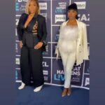 Gabrielle Dennis Instagram - Hit the carpet with @marlohampton after we hit last night's clubhouse with @bravoandy and the lewks were lewkin!! Mmmkkayy 😆 📷 @charlessykes #RHOA #Bravo #ABLSS #GabrielleDennis #MarloHampton #InTheseStreets #ThesePressStreets #StrikeAPose