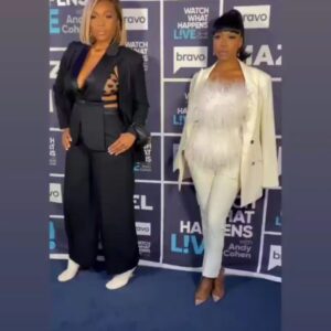 Gabrielle Dennis Instagram - Hit the carpet with @marlohampton after we hit last night's clubhouse with @bravoandy and the lewks were lewkin!! Mmmkkayy 😆 

📷 @charlessykes

#RHOA #Bravo #ABLSS #GabrielleDennis #MarloHampton #InTheseStreets #ThesePressStreets #StrikeAPose