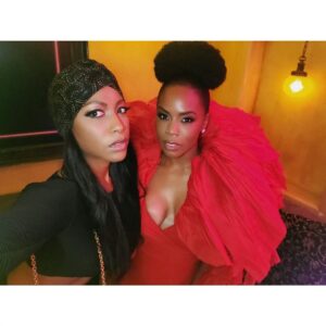 Gabrielle Dennis Instagram - Last night I got out the house to celebrate the season 2 premiere of @pvalleystarz and it was also @therealbrandee birthday so let's keep the celebration going and watch the first episode tonight and all weekend long if you must lol "Mercedes" is back and she hot like fiyah! #swipe 🔥

#DownInTheValley #PValley #Season2 #BrandeeEvans #BirthdayTurnUp #LetsGo