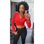 Gabrielle Dennis Instagram - 1 kidney. 0 phucks. Jerry in a nutshell. #iykyk and if you don't, go catch episode 305 of @ablackladysketchshow on @hbomax ahead of tomorrow nights finale. This character was definitely fun to play and let's all be grateful that @robinthede didn't give up on this sketch from last season because if she had we all would've missed out on the "What Up I'm Three" shenanigans 😆 #BTS #ABLSS #Season3 #OutNow #HBO #HBOMax