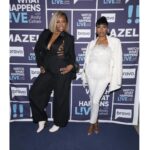 Gabrielle Dennis Instagram - Hit the carpet with @marlohampton after we hit last night's clubhouse with @bravoandy and the lewks were lewkin!! Mmmkkayy 😆 📷 @charlessykes #RHOA #Bravo #ABLSS #GabrielleDennis #MarloHampton #InTheseStreets #ThesePressStreets #StrikeAPose
