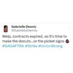 Gabrielle Dennis Instagram – Steeeeeerike!! Hate it has to come to this, but historic times call for it.
#SAGAFTRA #Strike #UnionStrong