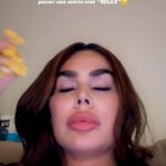 Gabrielle Marion Instagram - Une chance que j’avais du popcorn 🫠🍿