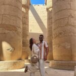 Gabrielle Marion Instagram - Recap de ma première journée de touriste🤠; Première immersion en Égypte antique. Visiter les trésors de Luxor, prendre connaissance des légendes, se laisser envoûter par l’architecture des temples tout en admirant les vestiges de ceux-ci. 🇪🇬⚱️🛕 #egypt #luxor Luxor City, Egypt