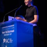 Gal Gadot Instagram - Wow what a magical night ✨ Thank you IAC @israelinla and @consul.general.hillel.newman , I am honored and humbled by this award. 🙏💙 Styling @karlawelchstylist Hair @officialdanilohair Makeup @sabrinabmakeup Nails @nailsbyshige Jewelry: @tiffanyandco Dress: @givenchy