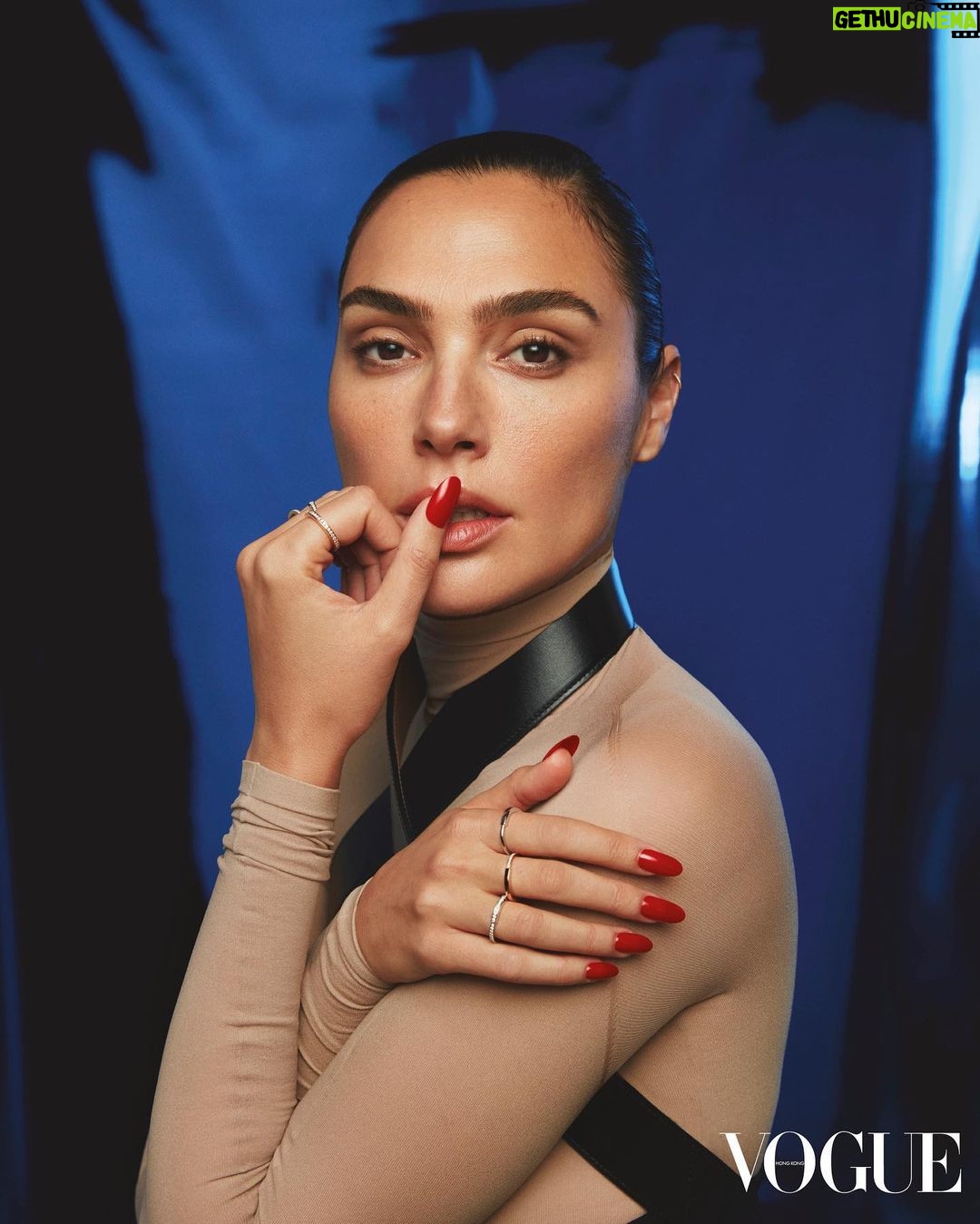Gal Gadot Instagram - Thank you for having me @VogueHongKong π Photographer: @GregSwalesArt - YOU ROCK! Stylist: @KarlaWelchStylist Cover Wardrobe: @YSL by @anthonyvaccarello Cover Jewelry: @TiffanyAndCo Makeup Artist: @MissJoBaker Hair Stylist: @JennyChoHair Manicurist: @NailsByShige Producer: @AlexeyG @agpnyc Casting: @jilldemling