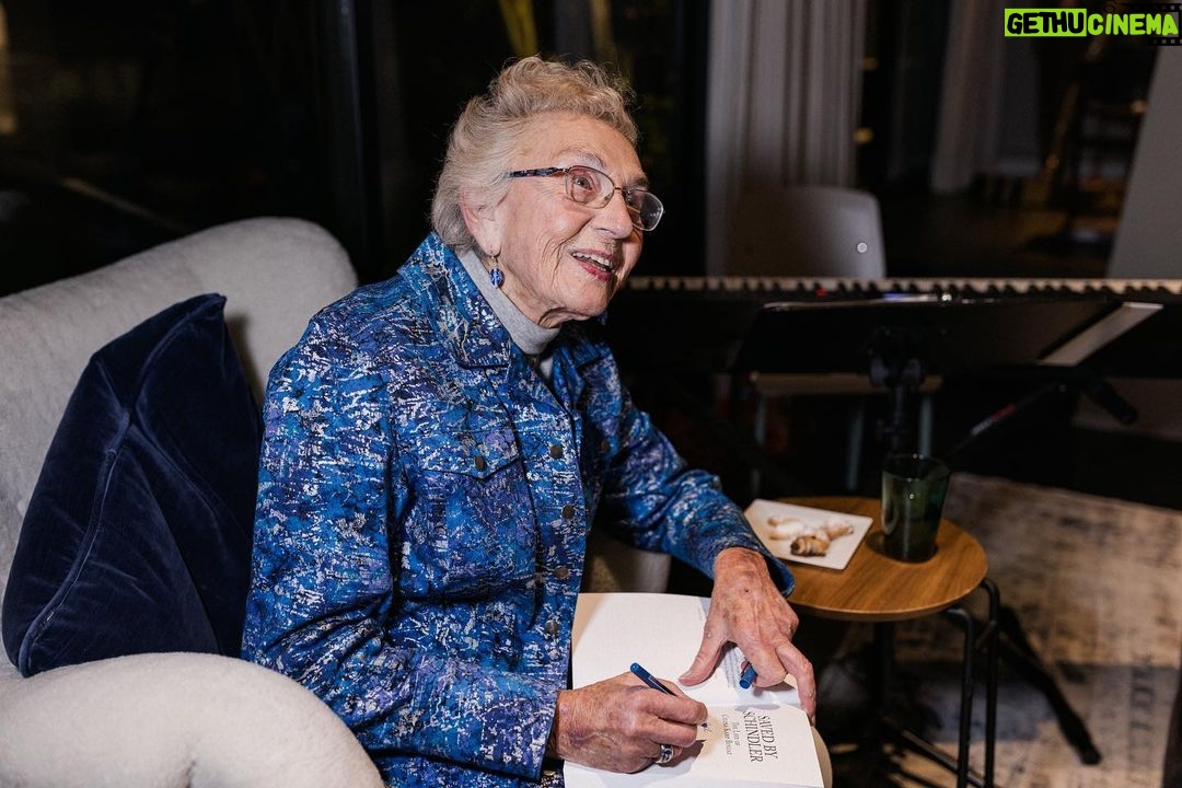 Gal Gadot Instagram - “I don’t know about god, but I believe in people, in the power of one’s decision to do good“ Today we had the honor and privilege of hosting Celina Biniaz, a local holocaust survivor who came to share her powerful and unbelievable story with our family and friends. Hearing her testimony about the horrors she and her family went through and seeing the strong inspiring woman she became, left no dry eye in the room. At the end of her testimony Celina looked to me and said - “life is just like what you said in your Wonder Woman movie- only love can save the world” and this moment will stay with me forever. Her powerful testimony was followed by a moving performance by @tomeradaddi who sang some of the beautiful songs symbolizing this day in Israeli culture. Thank you @zikaronbasalon for helping us put this event together and for keeping the memory alive in a meaningful, accessible way, allowing survivors to share their testimonies with small groups in intimate events in over 65 countries all over the world. There are fewer and fewer survivors each memorial day and by the year 2035 there will no longer be any survivors left to tell their stories it is our responsibility to keep sharing these stories, for ourselves and for the world - to hear, to know, to learn. To never forget… @zikaronbasalon_global 📷 @tori.time
