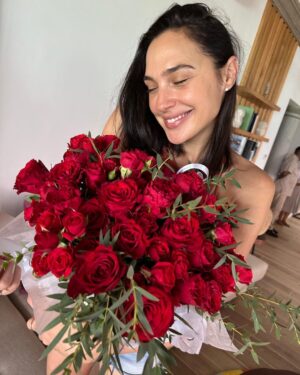 Gal Gadot Instagram - This year we’re spending Valentine’s Day a part which in a funny way makes me appreciate everything we have even more. 
I love you @jaronvarsano. You’re my one. My only. My everything. 
Life is too short together. 
אני אוהבת אותך.ֶ
555 ✋🏼✋🏼✋🏼✋🏼✋🏼