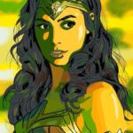 Gal Gadot Instagram - Wow! ⚡✨ Your love for this incredible character never cease to amaze me, I'm so grateful and honored to see all of these beautiful artworks! 🙏❤️