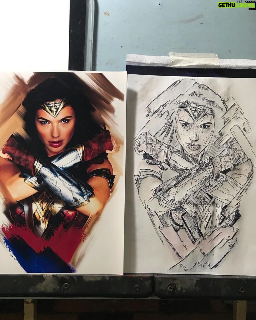 Gal Gadot Instagram - I keep seeing so many amazing WW works of art, I just had to share some of my favorites with you guys thank you for your hard work and love 🙏⚡ I'm honored #ww
