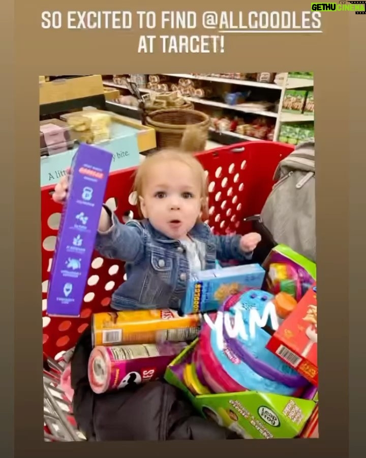 Gal Gadot Instagram - It is so much fun to see all of your super cool @allGoodles Shelfies at @target 🌈 Keep sharing and spreading love, you guys ❤️ #GoodlesShelfie