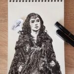 Gal Gadot Instagram - Wow! ⚡✨ Your love for this incredible character never cease to amaze me, I'm so grateful and honored to see all of these beautiful artworks! 🙏❤️
