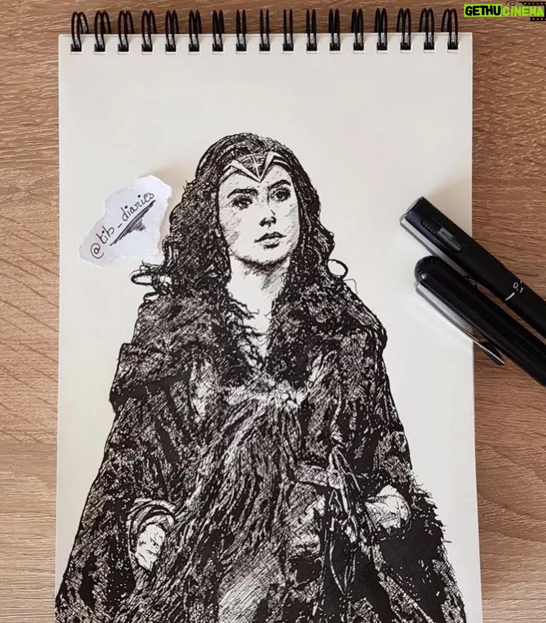 Gal Gadot Instagram - Wow! ⚡✨ Your love for this incredible character never cease to amaze me, I'm so grateful and honored to see all of these beautiful artworks! 🙏❤️