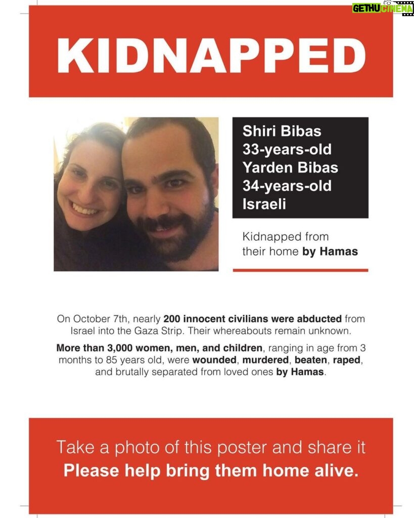 Gal Gadot Instagram - At this moment there are hundreds of missing innocent Israelis, their families broken and begging for any piece of information, any lead to help bring them home. I am using my platform to share their names. their faces, to tell the world what is happening. Please share their photos, share the stories together let's #BringThemBack if you have any information or if your loved one is missing please head to the link on my story to contact us ____ thank you @dedebandaid @nitzanmintz @talhuber
