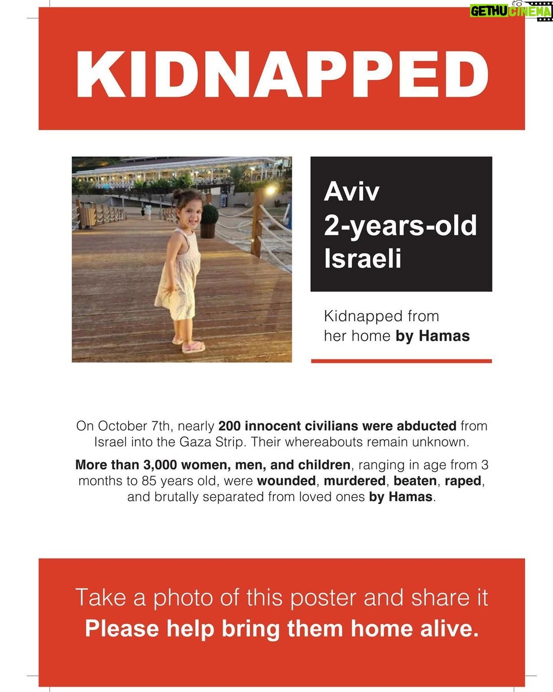 Gal Gadot Instagram - At this moment there are hundreds of missing innocent Israelis, their families broken and begging for any piece of information, any lead to help bring them home. I am using my platform to share their names. their faces, to tell the world what is happening. Please share their photos, share the stories together let's #BringThemBack if you have any information or if your loved one is missing please head to the link on my story to contact us ____ thank you @dedebandaid @nitzanmintz @talhuber