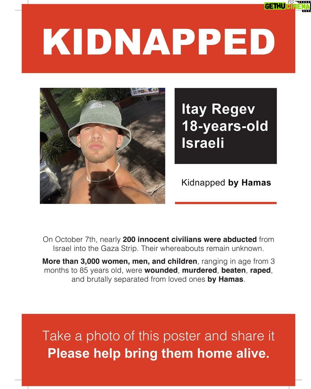 Gal Gadot Instagram - At this moment there are hundreds of missing innocent Israelis, their families broken and begging for any piece of information, any lead to help bring them home. I am using my platform to share their names. their faces, to tell the world what is happening. Please share their photos, share the stories together let's #BringThemBack if you have any information or if your loved one is missing please head to the link on my story to contact us ____ thank you @dedebandaid @nitzanmintz @talhuber
