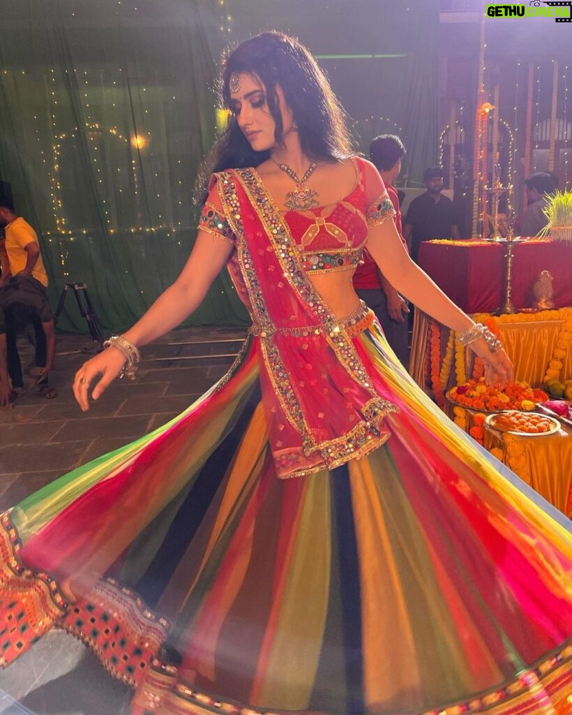 Garima Parihar Instagram - "Radiating the Colors of Tradition 🌈✨ . #ootd #instagood #photography #picoftheday #instadaily #instafashion #instamood #instagram #instaphoto #photooftheday #picoftheday Mumbai, Maharashtra